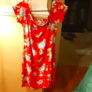 By Ultra Hirt:Los Angeles. Sexy Red Dress. Size L Fits me at size 8.